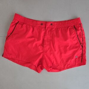 Marc By Marc Jacobs Red Athletic / Swim Shorts Size XL